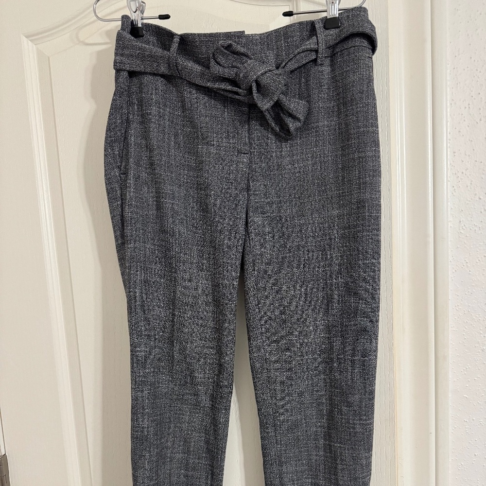 Ann Taylor Straight Wool Grey Pant